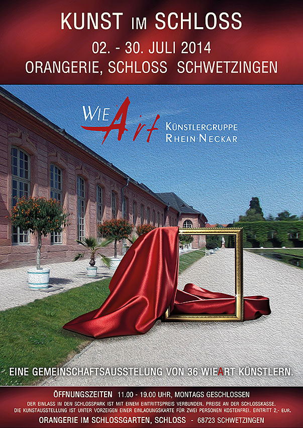 WieArt Plakat Orangerie Schwetzingen 2014