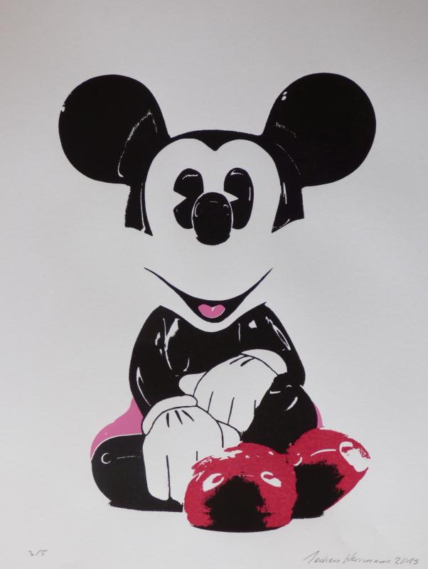 Mickey, limitierter Siebdruck