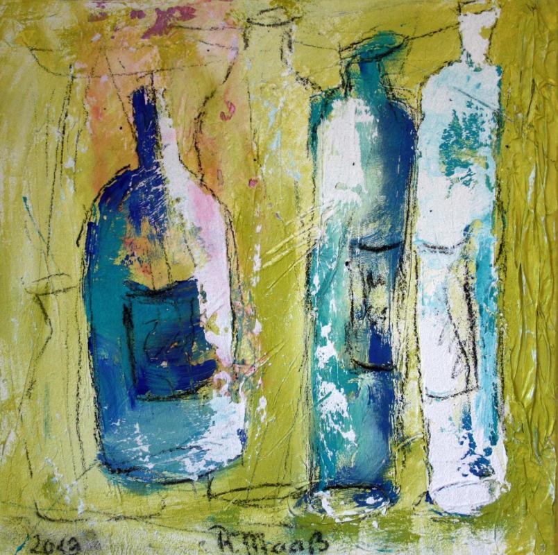 blue bottles