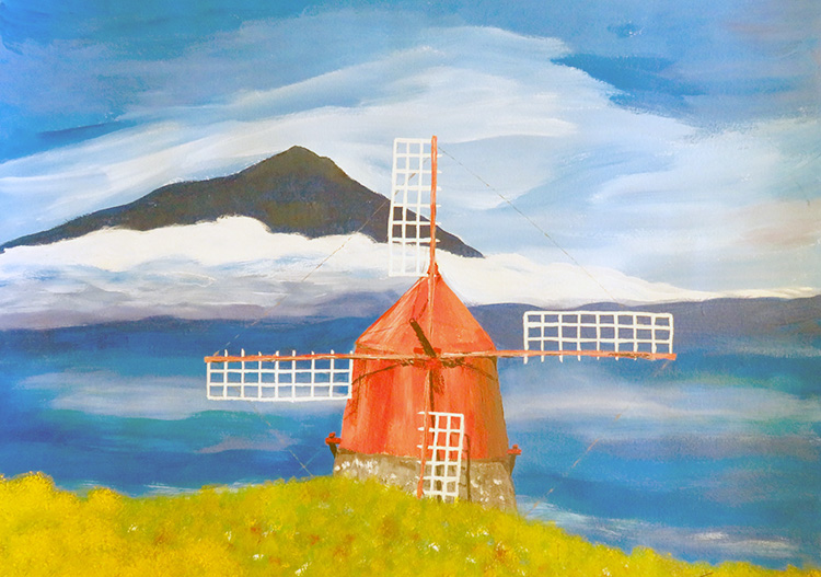 Windmühlen auf den Azoren